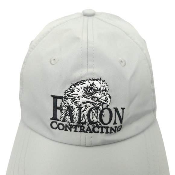 Falcon Contracting Embroidered Nylon Strapback Cap Trucker Baseball Hat Pukka - Picture 7 of 13
